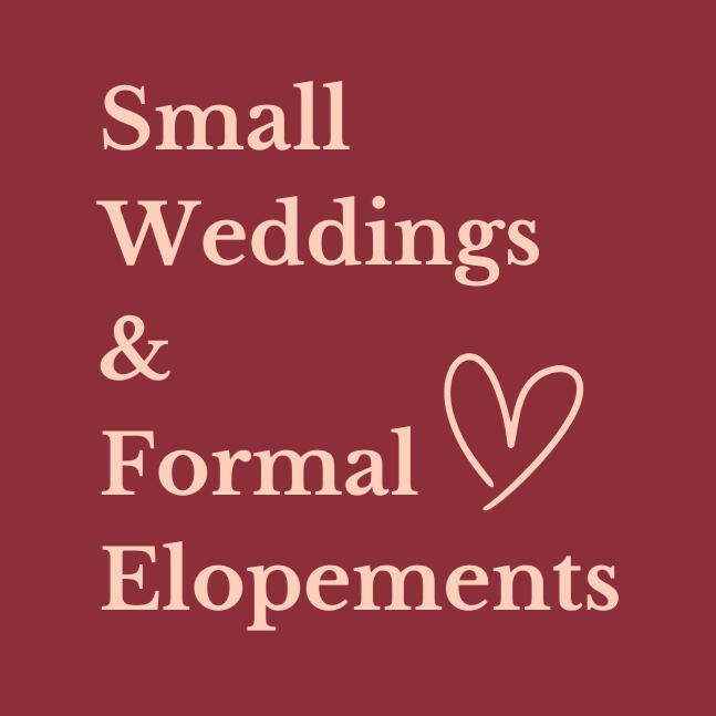 Small Weddings and Formal Elopement Officiant in Indy Micro-wedding ceremony